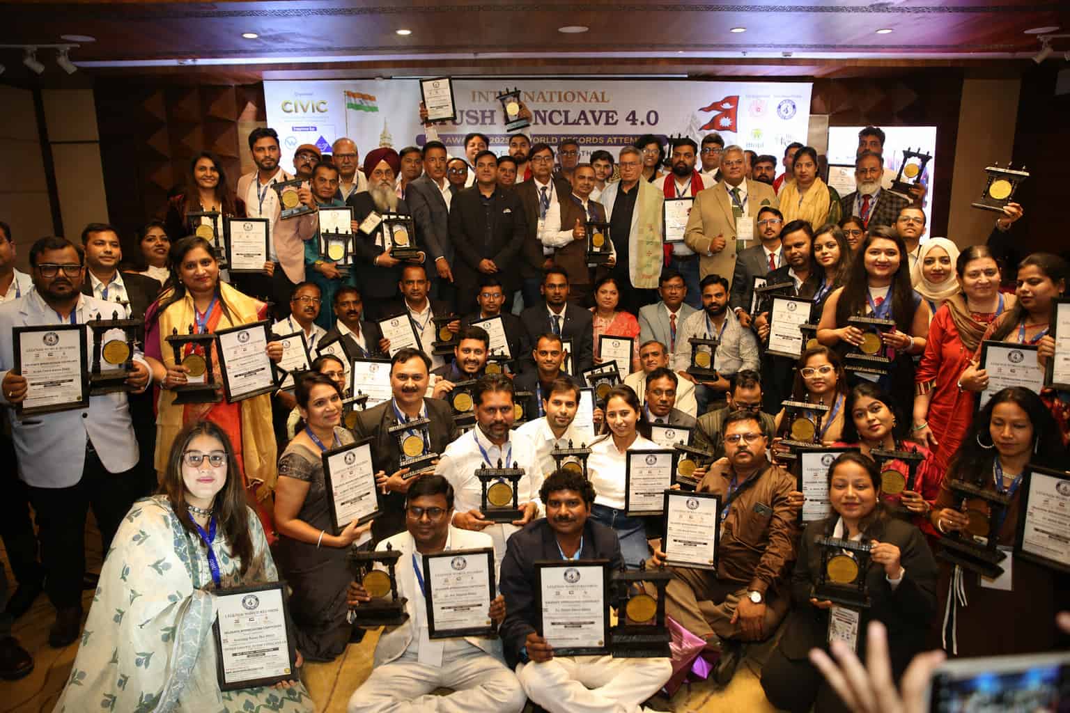 Advit Veda team at the international conclave